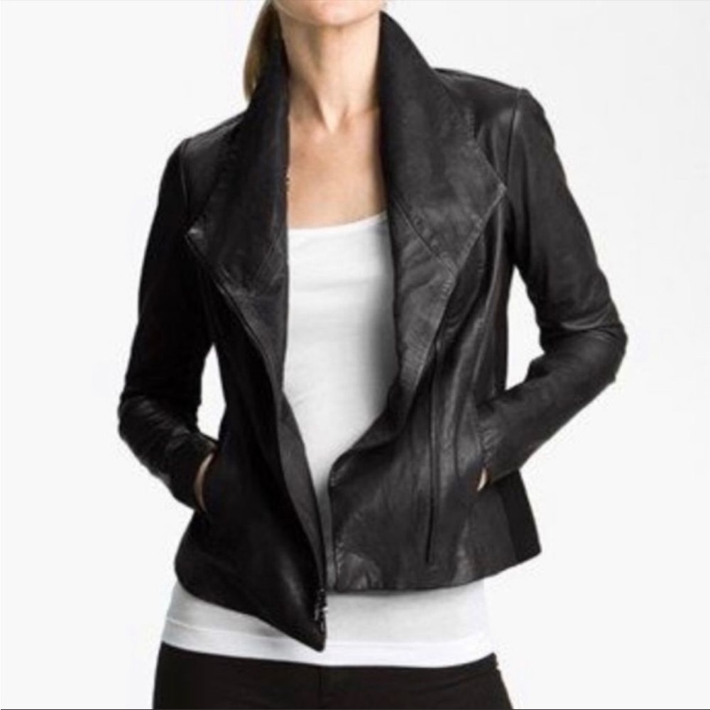 Vince leather jacket size small - Picture 1 of 5